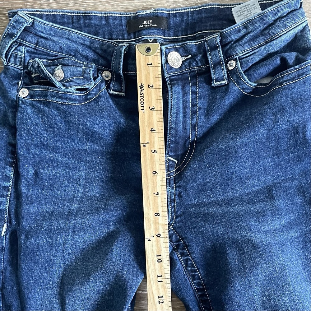 True Religion Dark Blue Bootcut Jeans - Picture 3 of 9